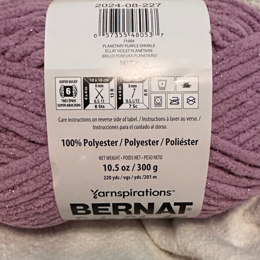 Bernat Baby Blanket Sparkle Yarn - Picture 4 of 4